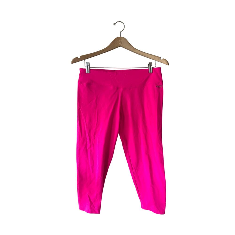 Kensie Performance Neon Pink Cropped Leggings Size XL